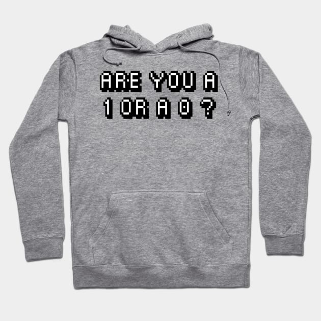 Are you a 1 or a 0 ? Hoodie by Ward